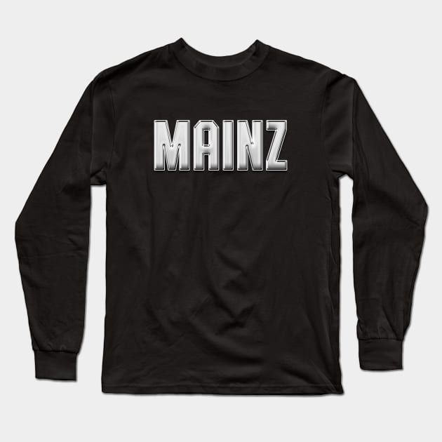 Mainz Stadt Mainzer Schriftzug Städter Rhein Long Sleeve T-Shirt by Foxxy Merch